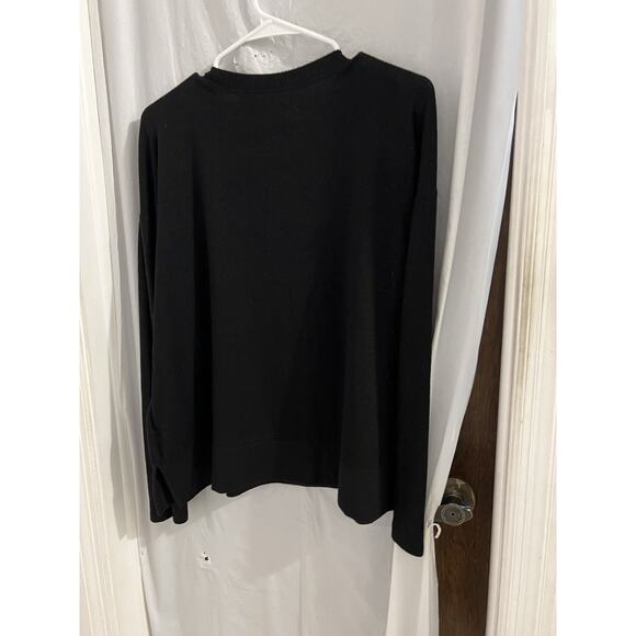 Lucky Brand Women's Cozy Crewneck Color, Black Size L / A34 - Picture 6 of 7